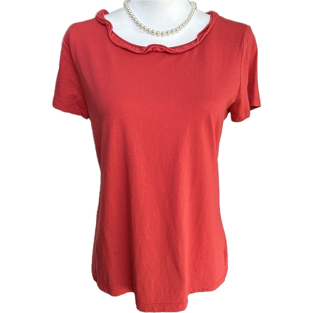 Talbots Summer Tee, Tomato Red - MP
